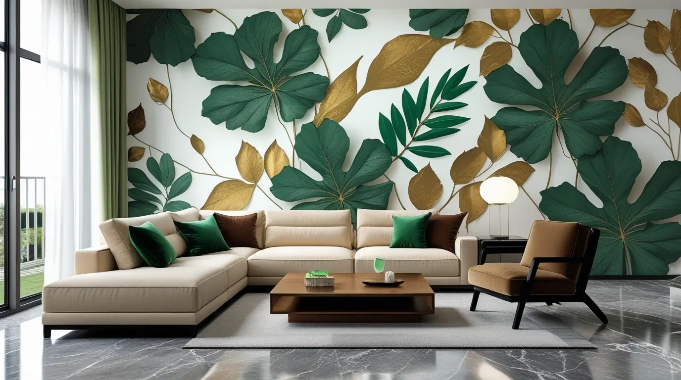 Wall Leaf Design